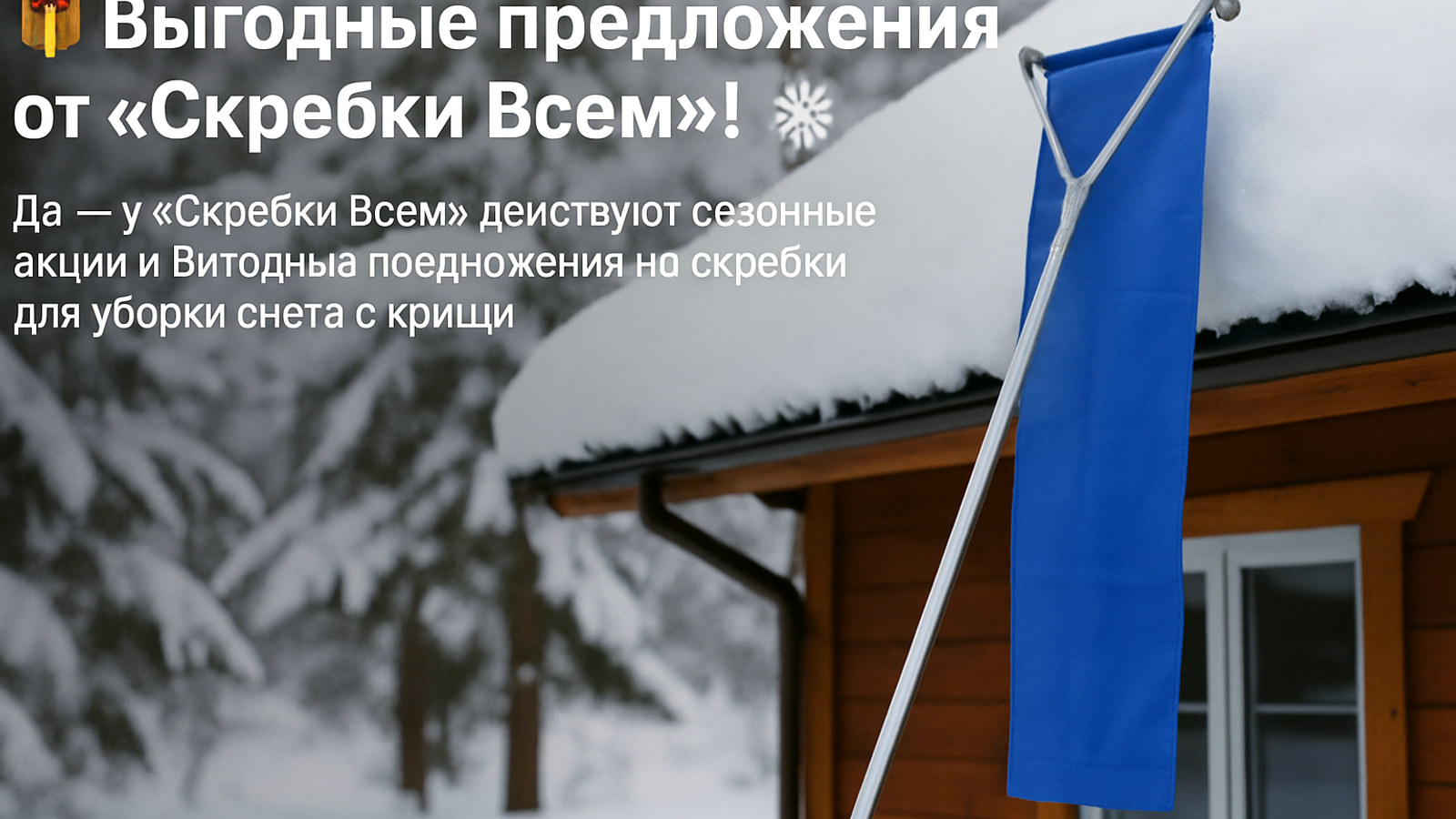 🎁 Выгодные предложения от «Скребки Всем»! ❄️